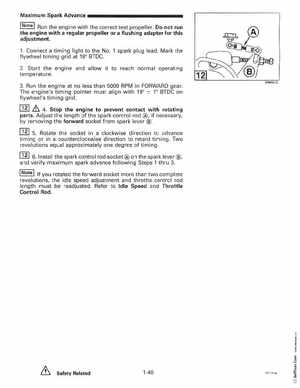 1997 Johnson Evinrude "EU" 40 thru 55 2-Cylinder Service Manual, P/N 507265, Page 46