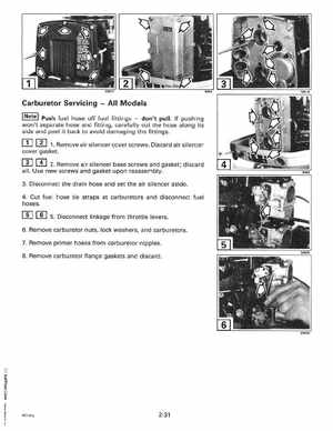 1997 Johnson Evinrude "EU" 40 thru 55 2-Cylinder Service Manual, P/N 507265, Page 91