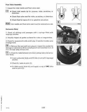1997 Johnson Evinrude "EU" 40 thru 55 2-Cylinder Service Manual, P/N 507265, Page 93