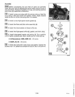 1997 Johnson Evinrude "EU" 40 thru 55 2-Cylinder Service Manual, P/N 507265, Page 94