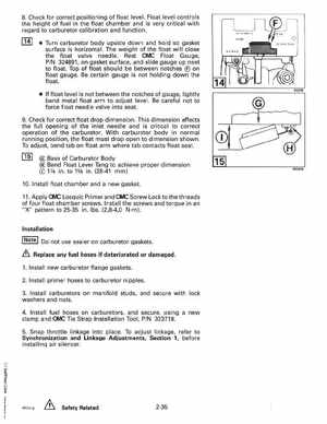 1997 Johnson Evinrude "EU" 40 thru 55 2-Cylinder Service Manual, P/N 507265, Page 95