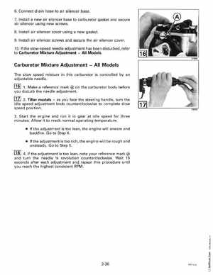1997 Johnson Evinrude "EU" 40 thru 55 2-Cylinder Service Manual, P/N 507265, Page 96