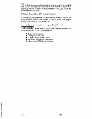 1997 Johnson Evinrude "EU" 40 thru 55 2-Cylinder Service Manual, P/N 507265, Page 97