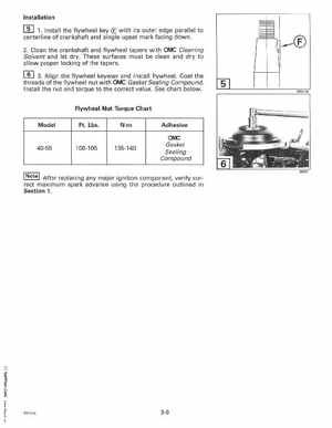 1997 Johnson Evinrude "EU" 40 thru 55 2-Cylinder Service Manual, P/N 507265, Page 109