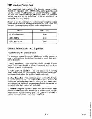 1997 Johnson Evinrude "EU" 40 thru 55 2-Cylinder Service Manual, P/N 507265, Page 114