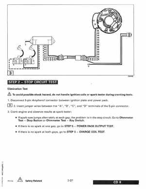 1997 Johnson Evinrude "EU" 40 thru 55 2-Cylinder Service Manual, P/N 507265, Page 127