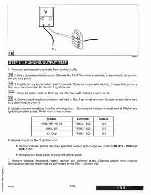 1997 Johnson Evinrude "EU" 40 thru 55 2-Cylinder Service Manual, P/N 507265, Page 135
