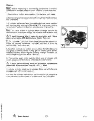 1997 Johnson Evinrude "EU" 40 thru 55 2-Cylinder Service Manual, P/N 507265, Page 151