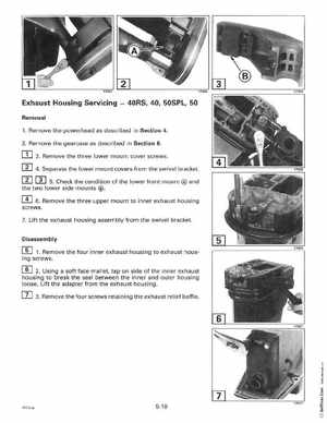 1997 Johnson Evinrude "EU" 40 thru 55 2-Cylinder Service Manual, P/N 507265, Page 182