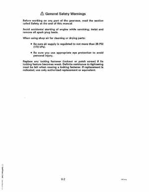 1997 Johnson Evinrude "EU" 40 thru 55 2-Cylinder Service Manual, P/N 507265, Page 199
