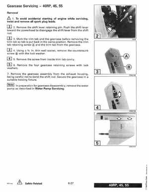 1997 Johnson Evinrude "EU" 40 thru 55 2-Cylinder Service Manual, P/N 507265, Page 224