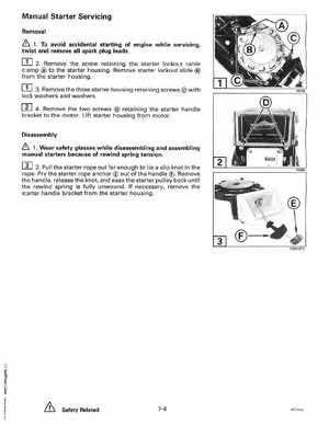 1997 Johnson Evinrude "EU" 40 thru 55 2-Cylinder Service Manual, P/N 507265, Page 257