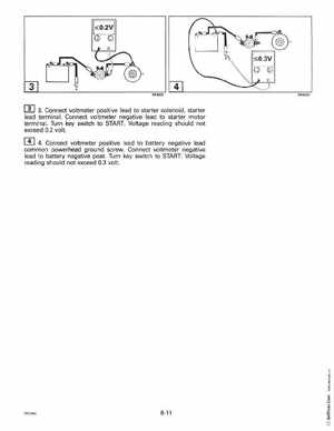 1997 Johnson Evinrude "EU" 40 thru 55 2-Cylinder Service Manual, P/N 507265, Page 272