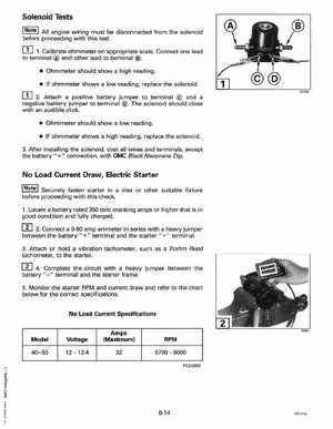 1997 Johnson Evinrude "EU" 40 thru 55 2-Cylinder Service Manual, P/N 507265, Page 275