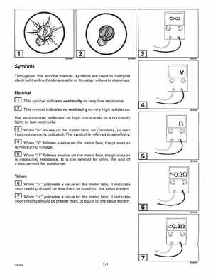 1997 Johnson Evinrude "EU" 9.9 thru 30 2-Cylinder Service Manual, P/N 507263, Page 13