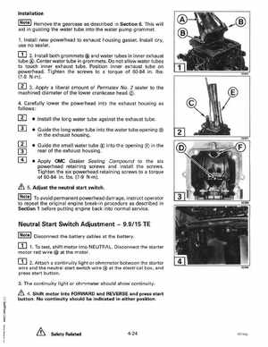 1997 Johnson Evinrude "EU" 9.9 thru 30 2-Cylinder Service Manual, P/N 507263, Page 155