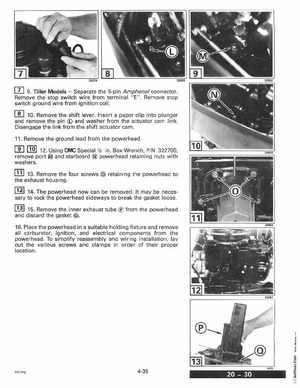 1997 Johnson Evinrude "EU" 9.9 thru 30 2-Cylinder Service Manual, P/N 507263, Page 166