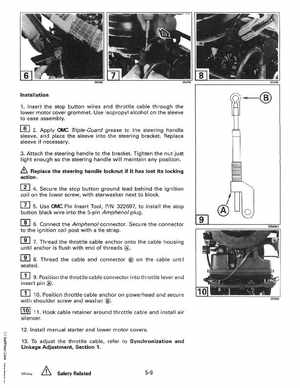 1997 Johnson Evinrude "EU" 9.9 thru 30 2-Cylinder Service Manual, P/N 507263, Page 199