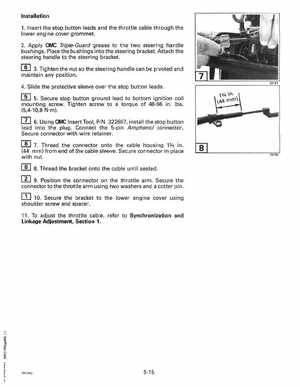 1997 Johnson Evinrude "EU" 9.9 thru 30 2-Cylinder Service Manual, P/N 507263, Page 205