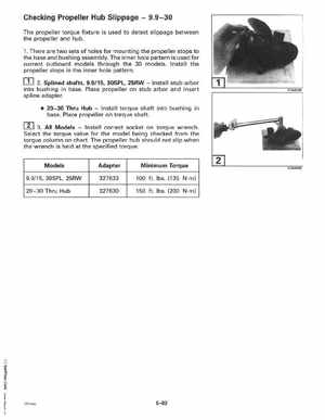 1997 Johnson Evinrude "EU" 9.9 thru 30 2-Cylinder Service Manual, P/N 507263, Page 265