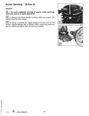 1997 Johnson Evinrude "EU" 9.9 thru 30 2-Cylinder Service Manual, P/N 507263, Page 285
