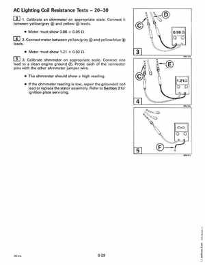 1997 Johnson Evinrude "EU" 9.9 thru 30 2-Cylinder Service Manual, P/N 507263, Page 318