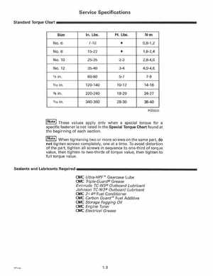 1997 Johnson Evinrude "EU" 90, 105RW, 115, 150, 150W, 175 60 LV Service Manual, P/N 507268, Page 9