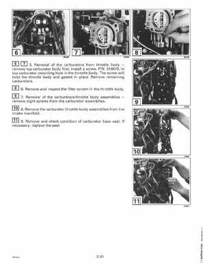 1997 Johnson Evinrude "EU" 90, 105RW, 115, 150, 150W, 175 60 LV Service Manual, P/N 507268, Page 89