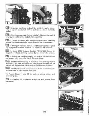 1997 Johnson Evinrude "EU" 90, 105RW, 115, 150, 150W, 175 60 LV Service Manual, P/N 507268, Page 153