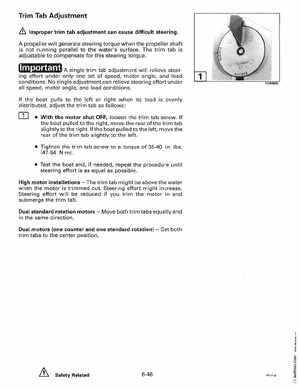 1997 Johnson Evinrude "EU" 90, 105RW, 115, 150, 150W, 175 60 LV Service Manual, P/N 507268, Page 254