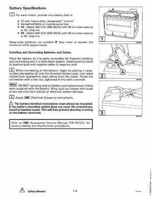 1997 Johnson Evinrude "EU" 90, 105RW, 115, 150, 150W, 175 60 LV Service Manual, P/N 507268, Page 270