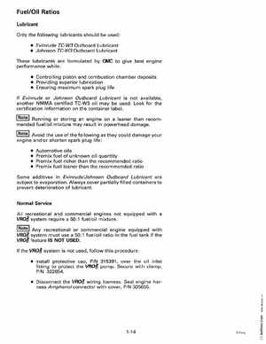 1997 Johnson Evinrude "EU" 90 thru 115 90 CV Service Manual, P/N 507267, Page 20