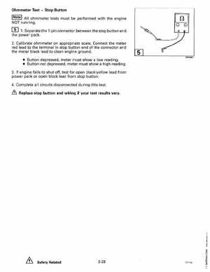 1997 Johnson Evinrude "EU" 90 thru 115 90 CV Service Manual, P/N 507267, Page 116