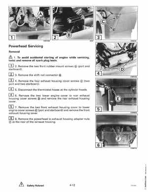 1997 Johnson Evinrude "EU" 90 thru 115 90 CV Service Manual, P/N 507267, Page 134