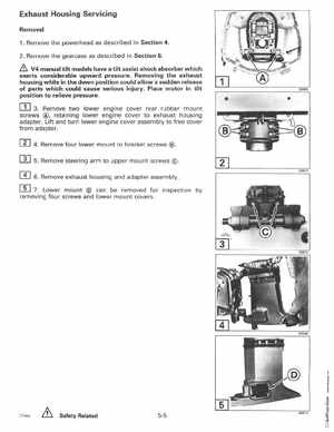 1997 Johnson Evinrude "EU" 90 thru 115 90 CV Service Manual, P/N 507267, Page 166