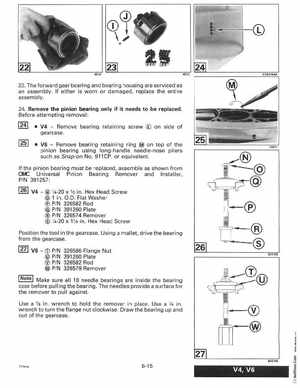 1997 Johnson Evinrude "EU" 90 thru 115 90 CV Service Manual, P/N 507267, Page 195