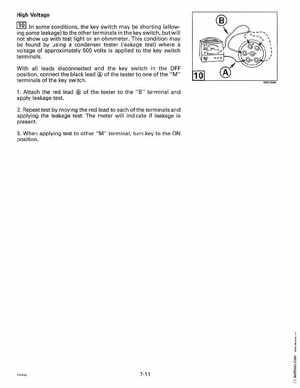 1997 Johnson Evinrude "EU" 90 thru 115 90 CV Service Manual, P/N 507267, Page 232