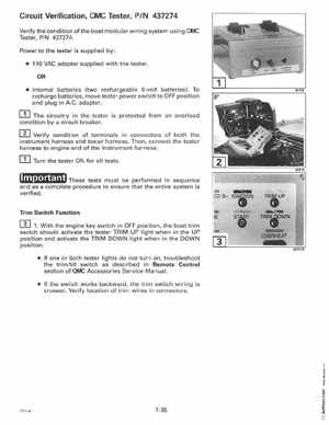 1997 Johnson Evinrude "EU" 90 thru 115 90 CV Service Manual, P/N 507267, Page 256