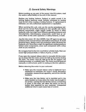 1997 Johnson Evinrude "EU" 90 thru 115 90 CV Service Manual, P/N 507267, Page 261