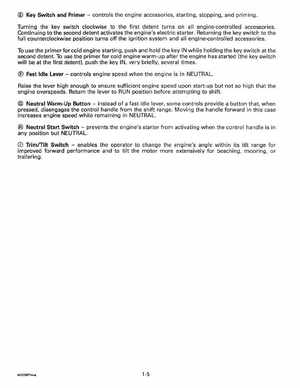 1997 Johnson Evinrude "EU" Accessories Service Manual, P/N 507270, Page 8
