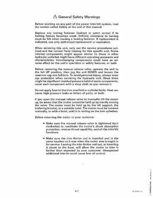 1997 Johnson Evinrude "EU" Accessories Service Manual, P/N 507270, Page 76