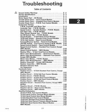 1997 Johnson Evinrude "EU" Electric Outboards Service Manual, P/N 507260, Page 27