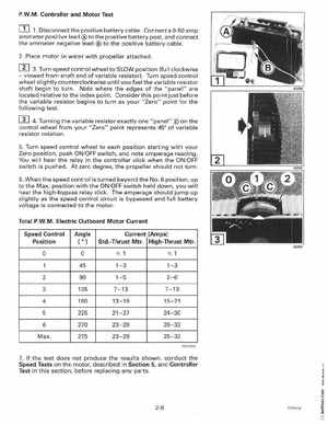 1997 Johnson Evinrude "EU" Electric Outboards Service Manual, P/N 507260, Page 34