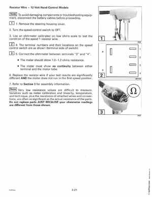 1997 Johnson Evinrude "EU" Electric Outboards Service Manual, P/N 507260, Page 47