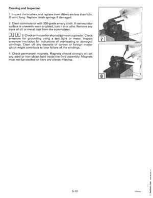 1997 Johnson Evinrude "EU" Electric Outboards Service Manual, P/N 507260, Page 140