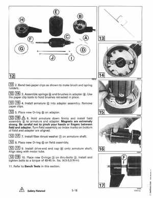 1997 Johnson Evinrude "EU" Electric Outboards Service Manual, P/N 507260, Page 148