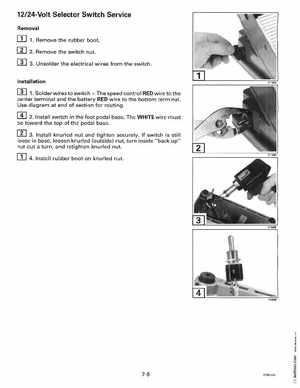 1997 Johnson Evinrude "EU" Electric Outboards Service Manual, P/N 507260, Page 167