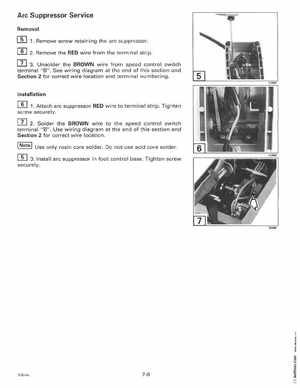 1997 Johnson Evinrude "EU" Electric Outboards Service Manual, P/N 507260, Page 168