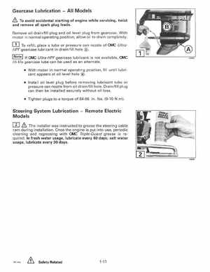 1997 Johnsoon Evinrude "EU" 50 thru 70 3-Cylinder Service Manual, P/N 507266, Page 17