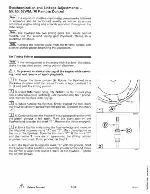 1997 Johnsoon Evinrude "EU" 50 thru 70 3-Cylinder Service Manual, P/N 507266, Page 40